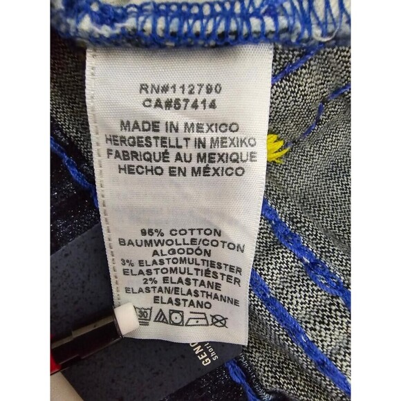 True Religion Denim Shorts Kid Boys Size 12 Geno Cut Off Embroidered Ber… - Picture 10 of 13